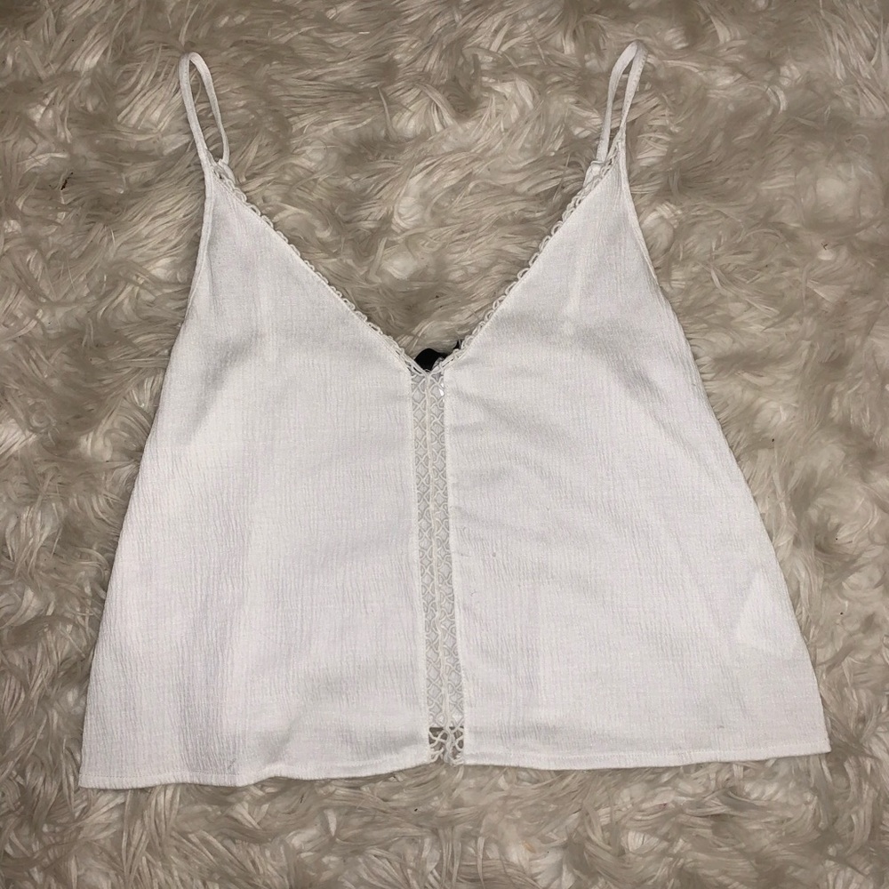 White Crop Top